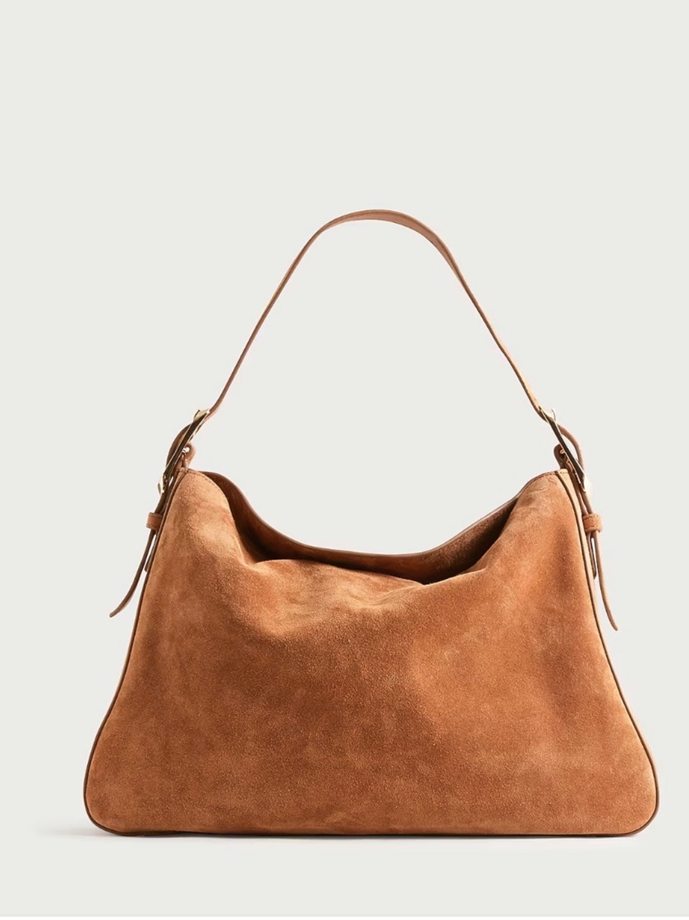 NIB J. Crew Berkeley Genuine Leather/Suede Shoulder Bag